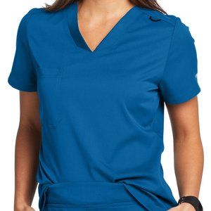 Grey's Anatomy Spandex Stretch Bree V-Neck Tuck-In Scrub Top (GVST028)